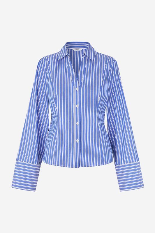 Envii ENAgnesta Shirt Blue White Stripe