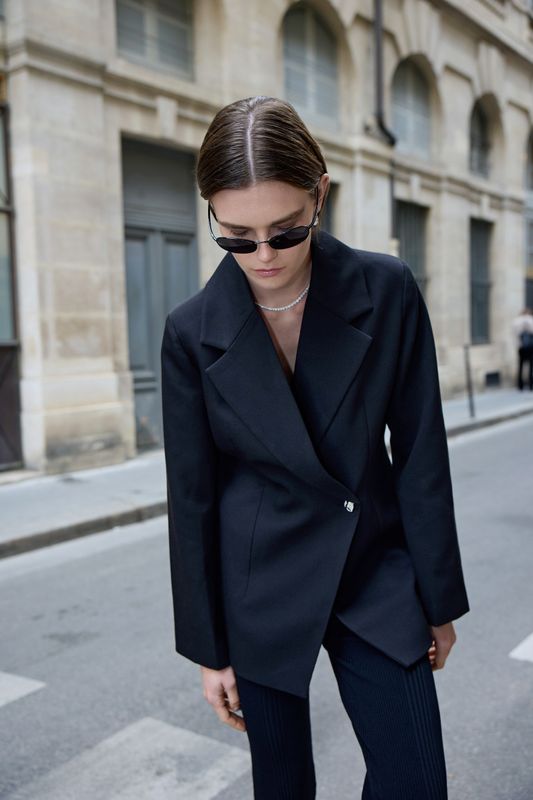 Leveté Room OLLIE1 Blazer Zwart