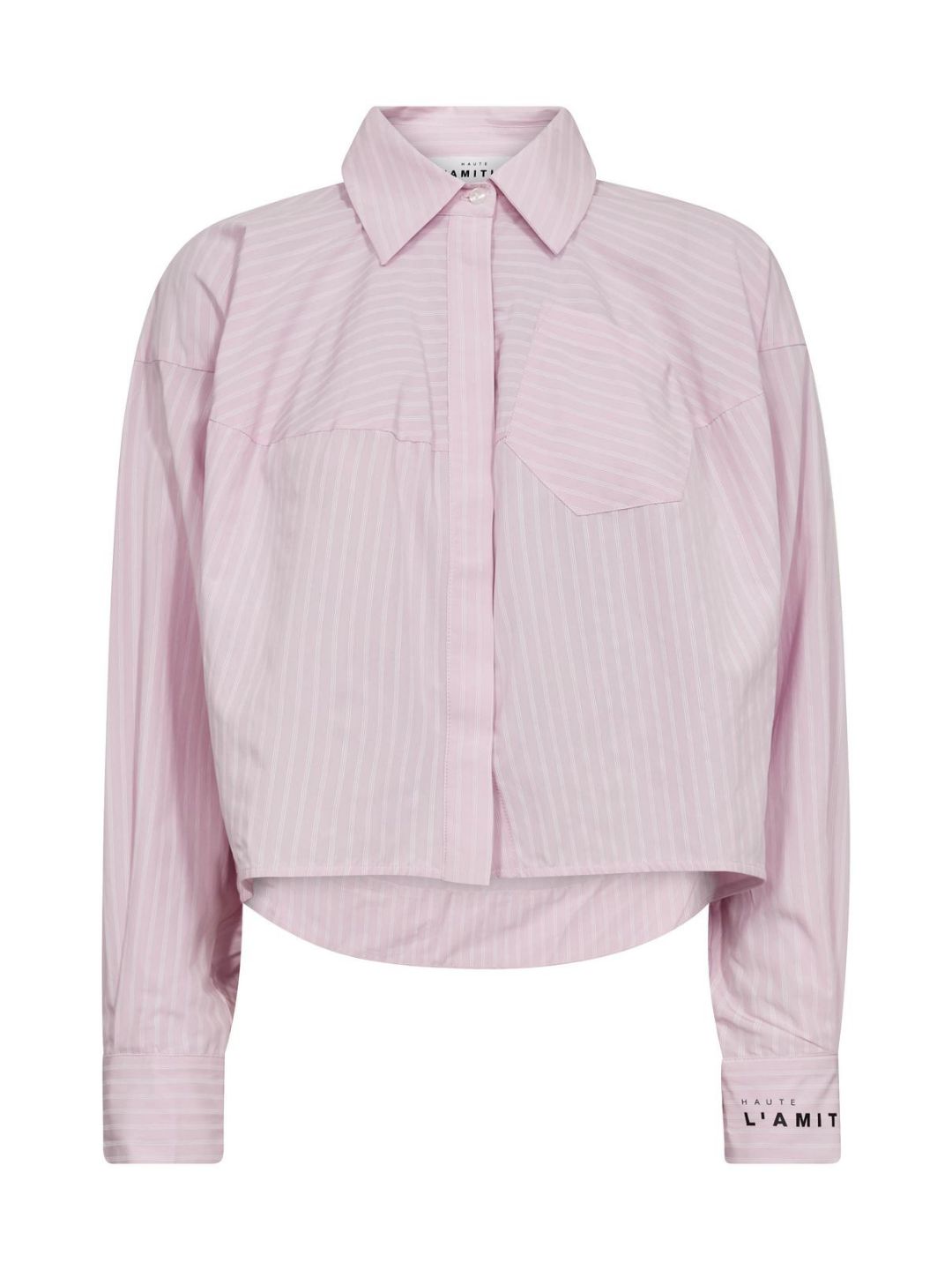 Haute l'Amitié Sophie Rose Stripe Shirt Iced Rose
