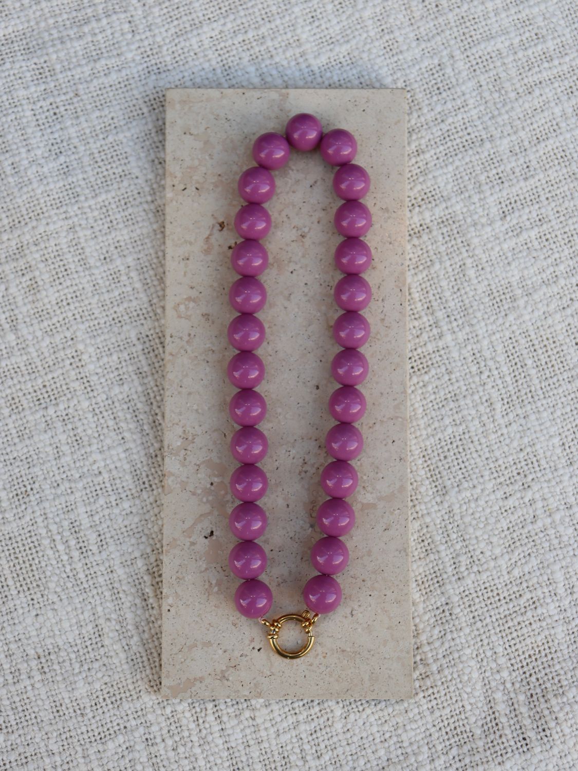 BY DOUS Ketting Chunky Mauve 16mm