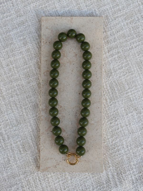 BY DOUS Ketting Chunky Burgundy 16mm