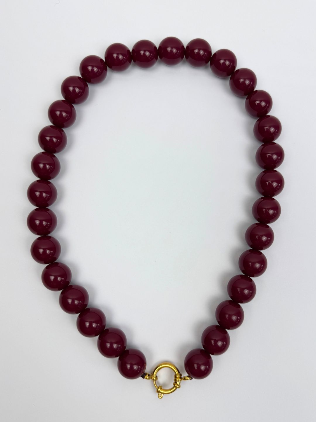 BY DOUS Ketting Chunky Burgundy 16mm