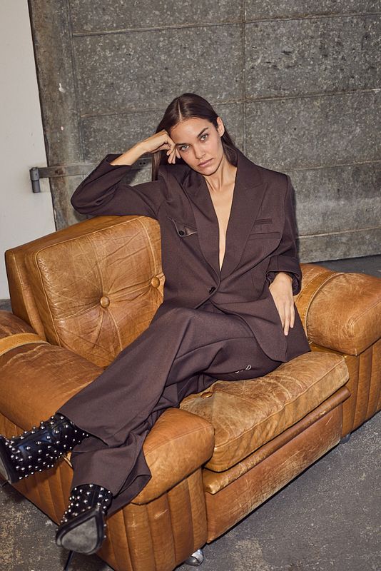 Haute l'Amitié Premiere Single Blazer Mocca