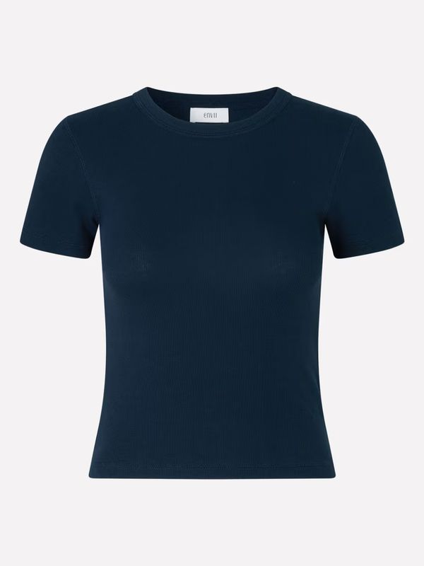 Envii Enally SS Crop Tee Navy Blazer