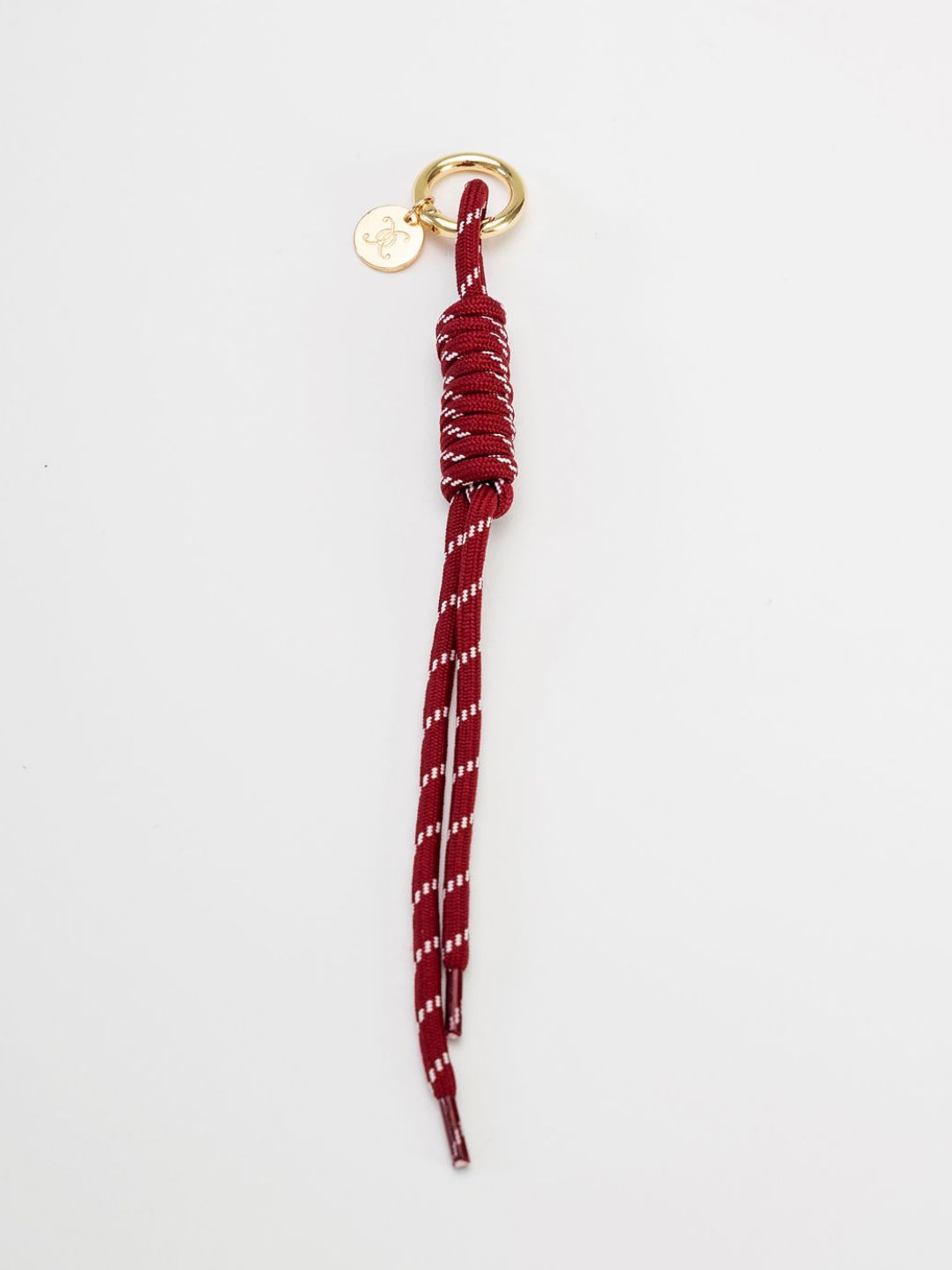 Bow19 Nate Keyring and Shoestring Burgundy