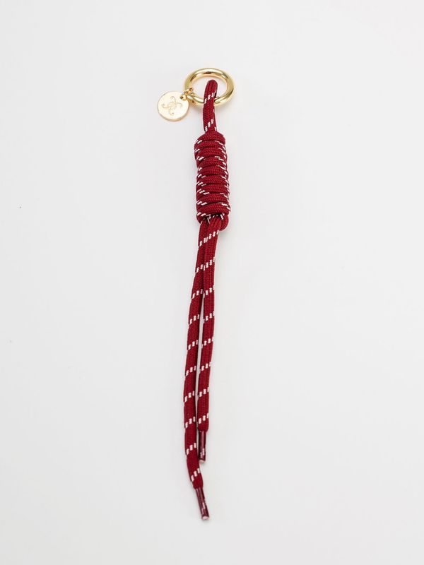 Bow19 Nate Keyring and Shoestring Burgundy