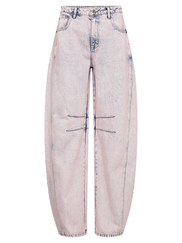 Haute l'Amitié Drew Barrel Panel Jeans Iced Rose