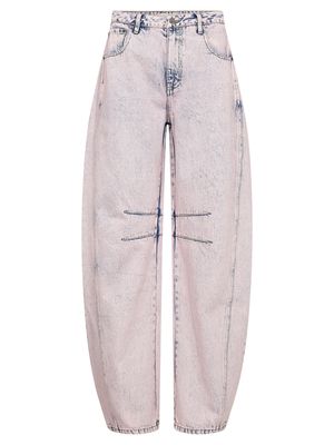 Haute l'Amitié Drew Barrel Panel Jeans Iced Rose