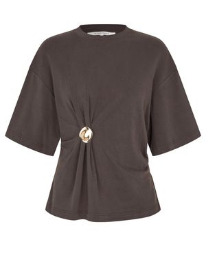 Second Female Enora Brooch Tee Chocolate Torte