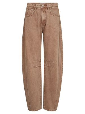 Haute l'Amitié Drew Barrel Panel Jeans Camel