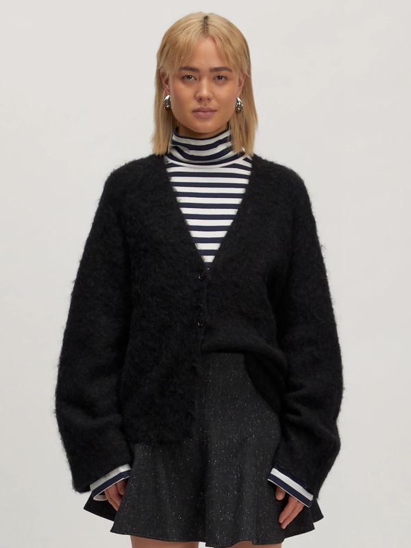 EDITED Onorina Mohair Cardigan Black