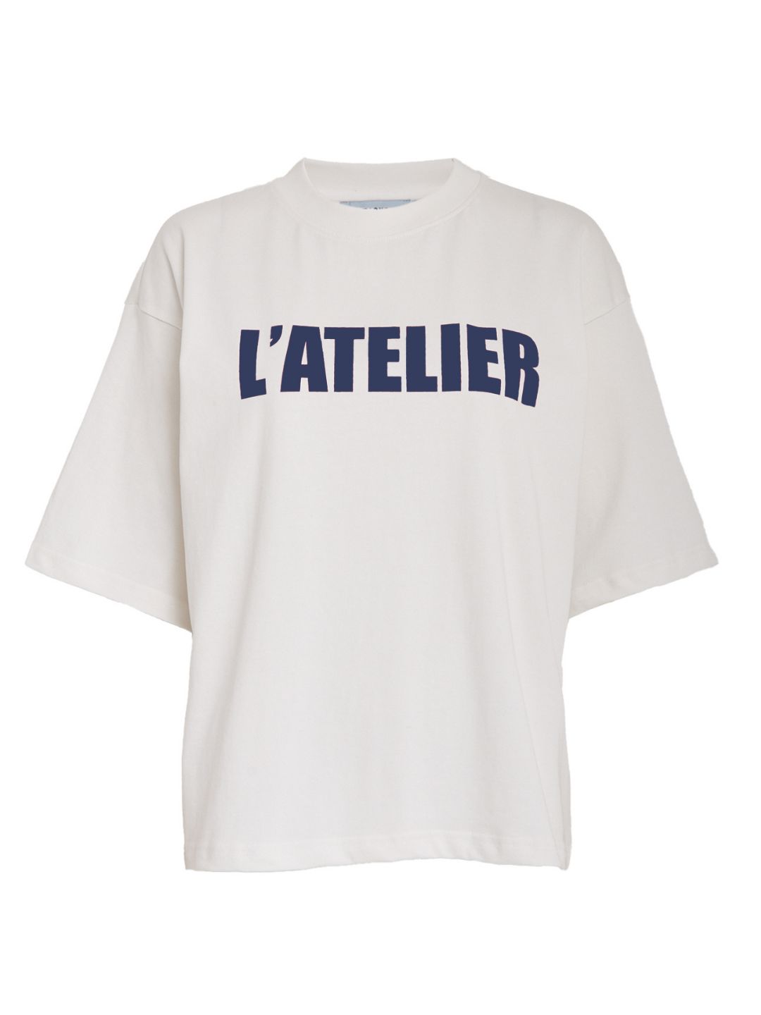 Minus MSStine T-Shirt Cloud Dancer/Navy