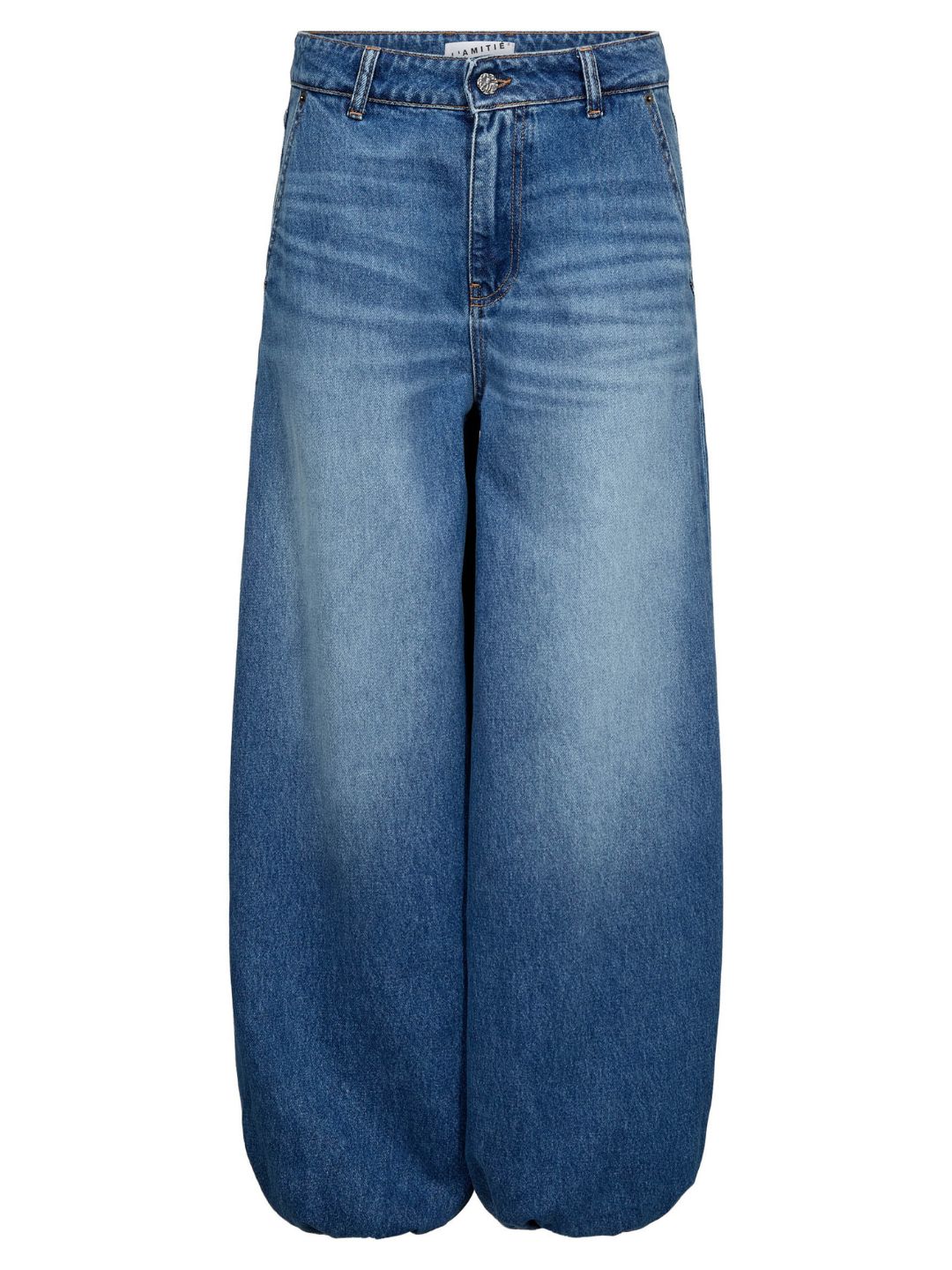 Haute l'Amitié Denim Harem Pant Bleached Denim