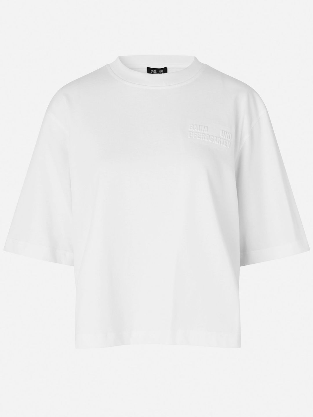 Baum und Pferdgarten T-Shirt Jiana White