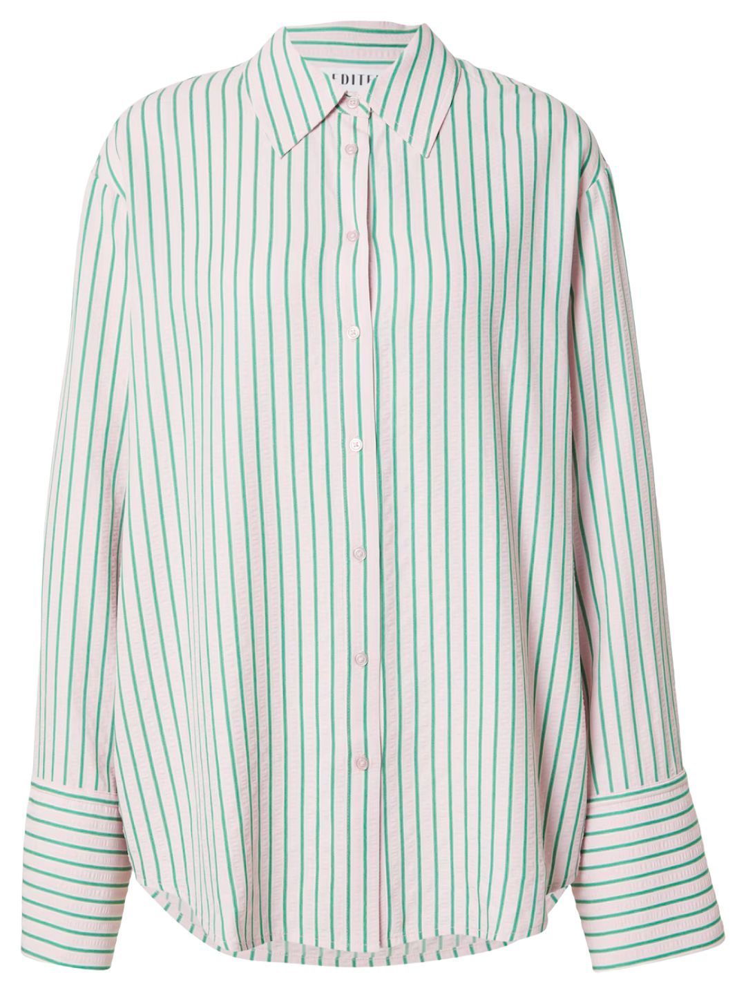 EDITED Juri Shirt Pink/Green Stripe