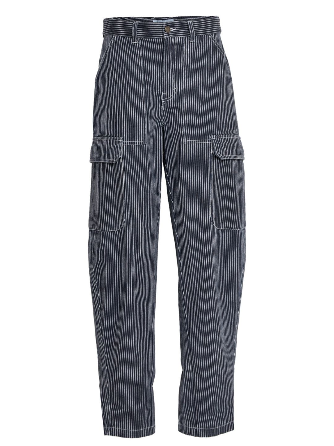 Minus MSChanni Mid Waist Pant Dark Denim Stripe