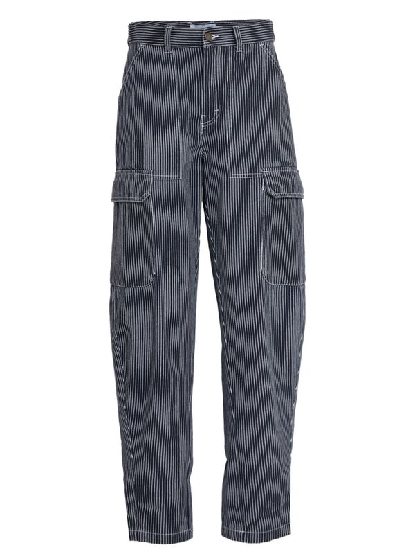 Minus MSChanni Mid Waist Pant Dark Denim Stripe