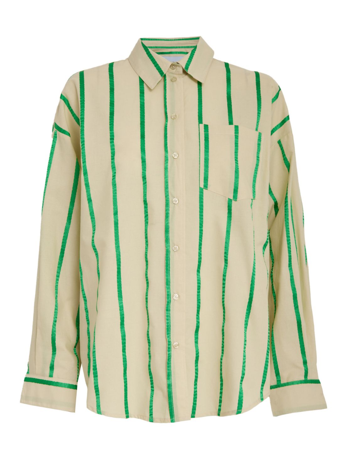 Minus MSEleni Oversize Shirt Greenbriar Stripe
