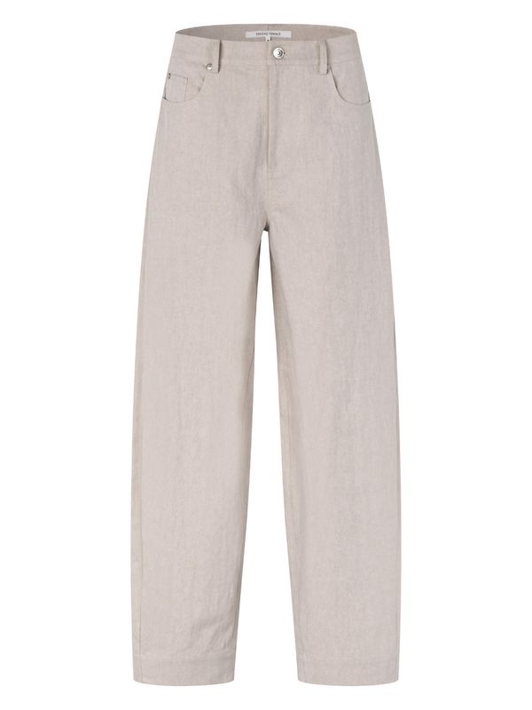Second Female Bacoli Barrel Trousers Soft Beige