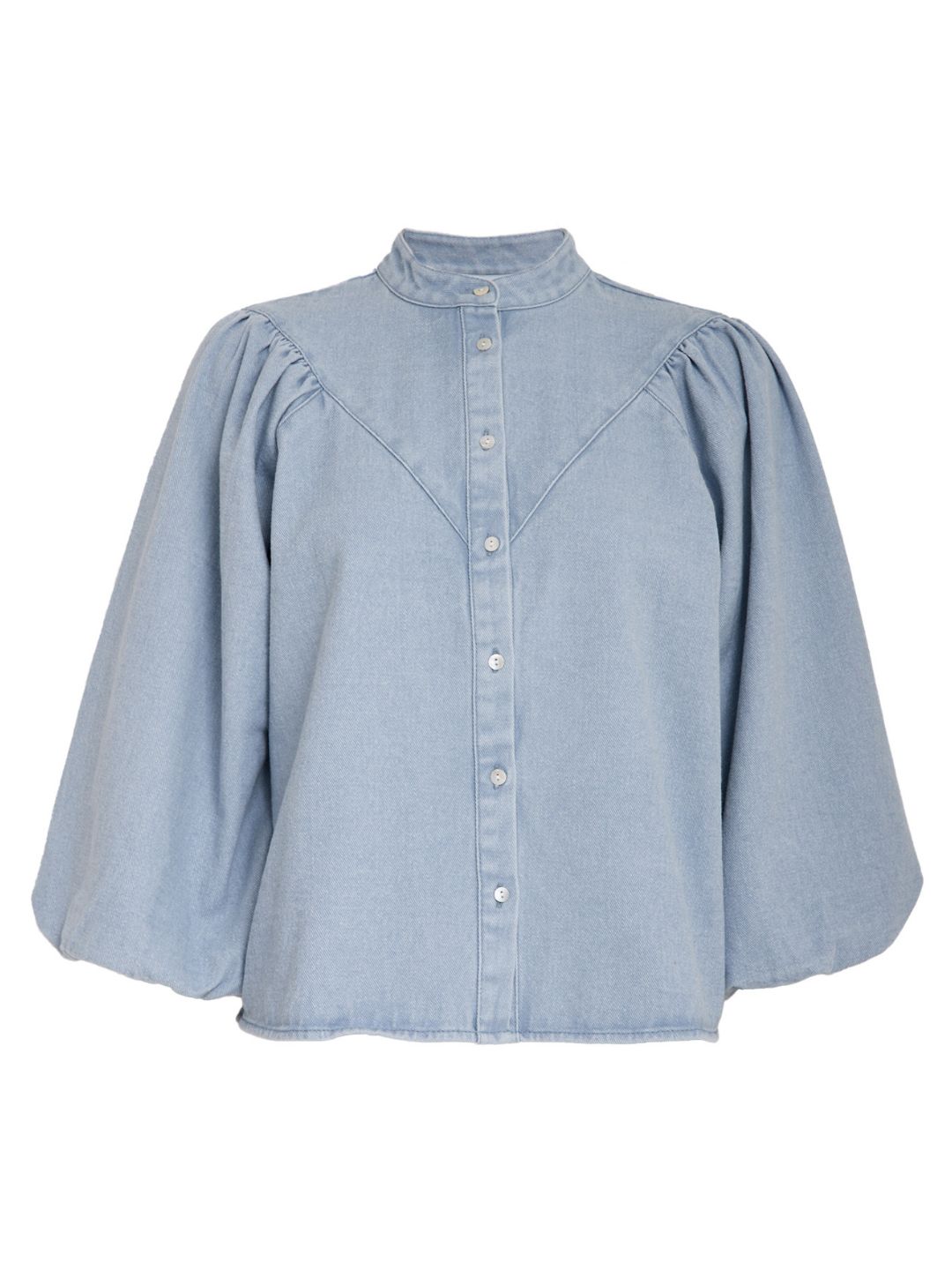 Minus MSNew Solene Denim Shirt Skyway Blue