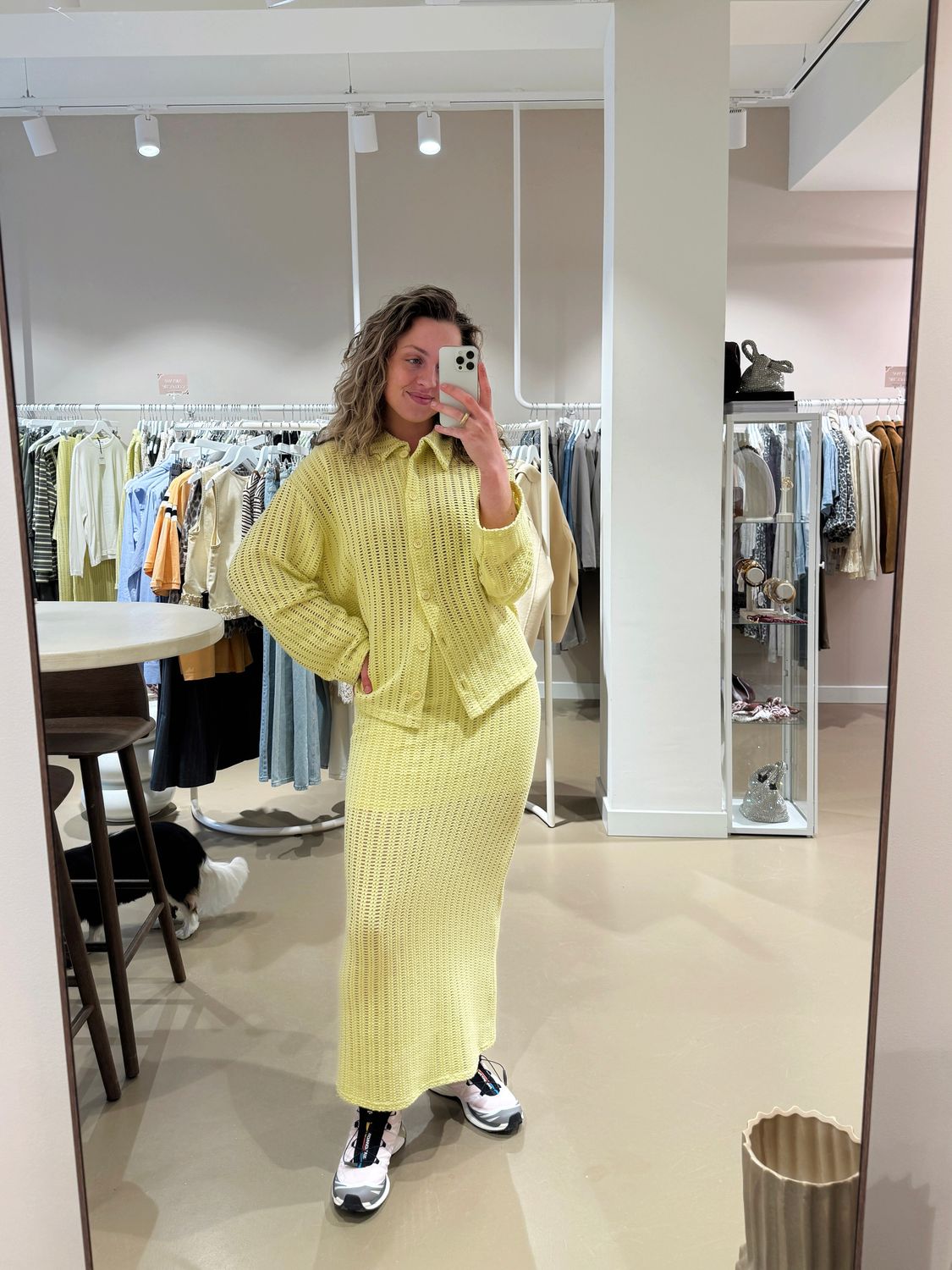 EDITED Suki Skirt Dusty Yellow