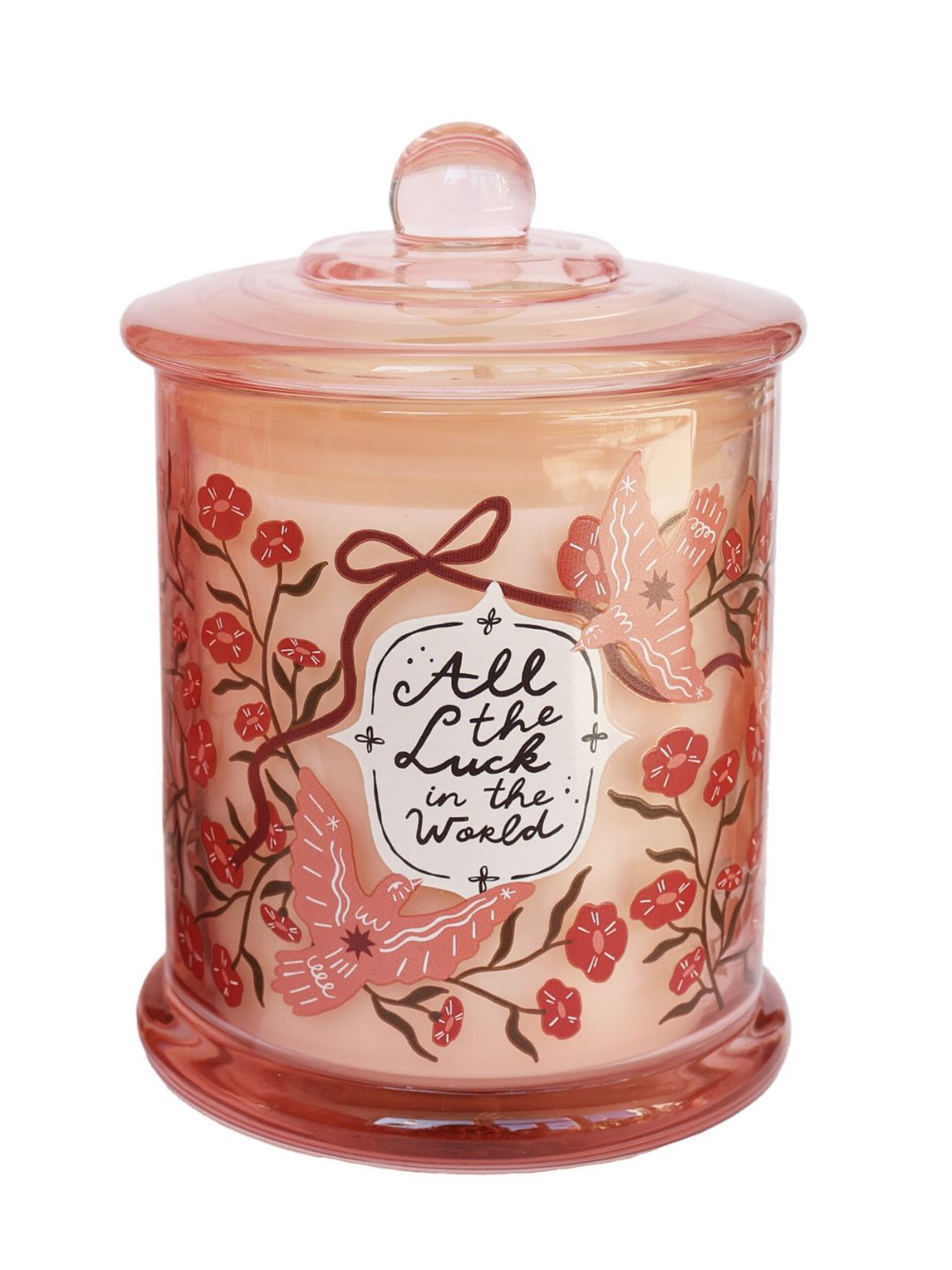 All The Luck In The World Amber Nectarine Blossom Scented Candle - 280GR