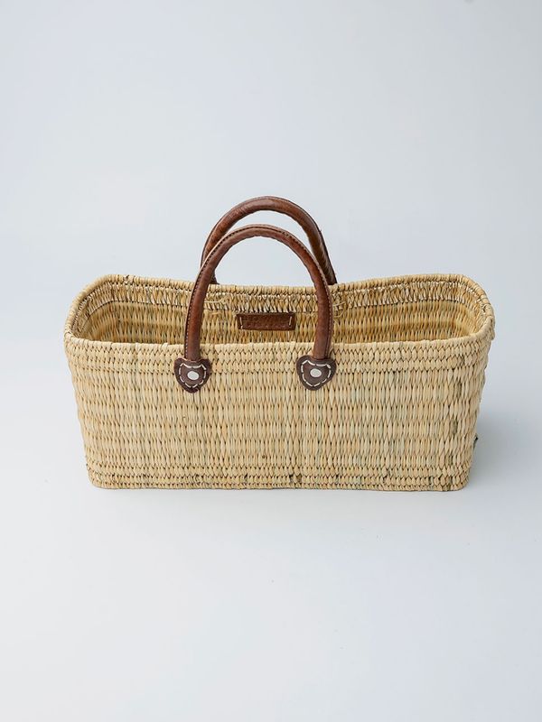 Bow19 Straw Bag Square Low Large