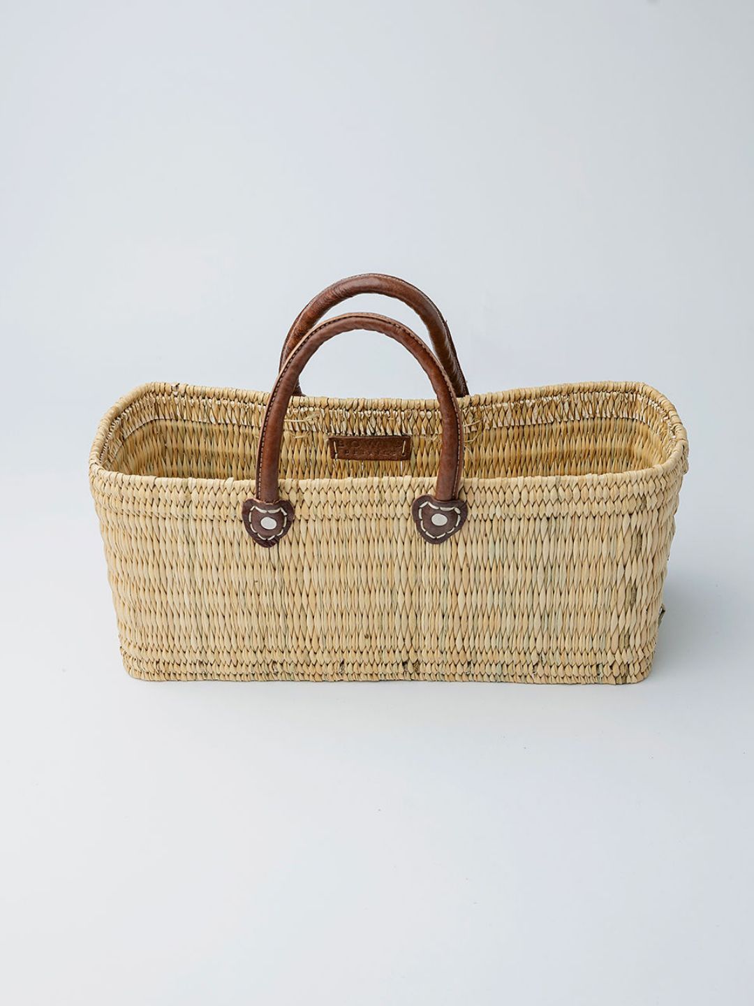 Bow19 Straw Bag Square Low Small