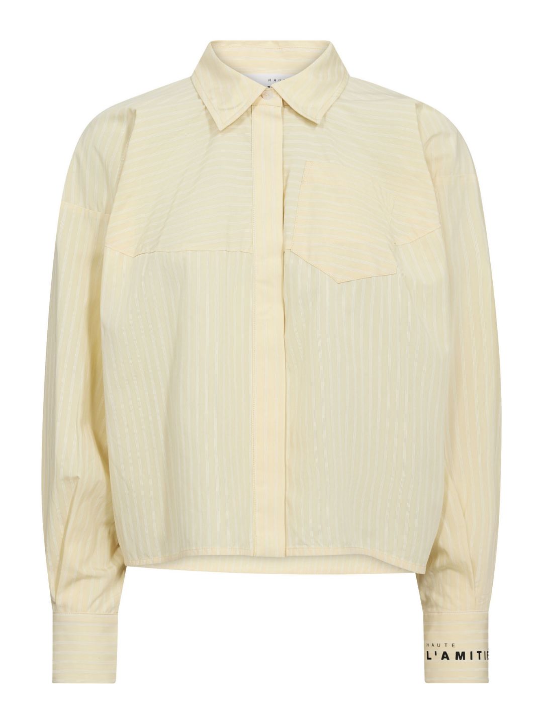 Haute L'Amitie Sophie Yellow Stripe Shirt