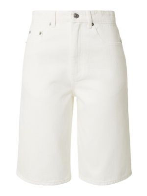 EDITED Addison Denim Shorts White