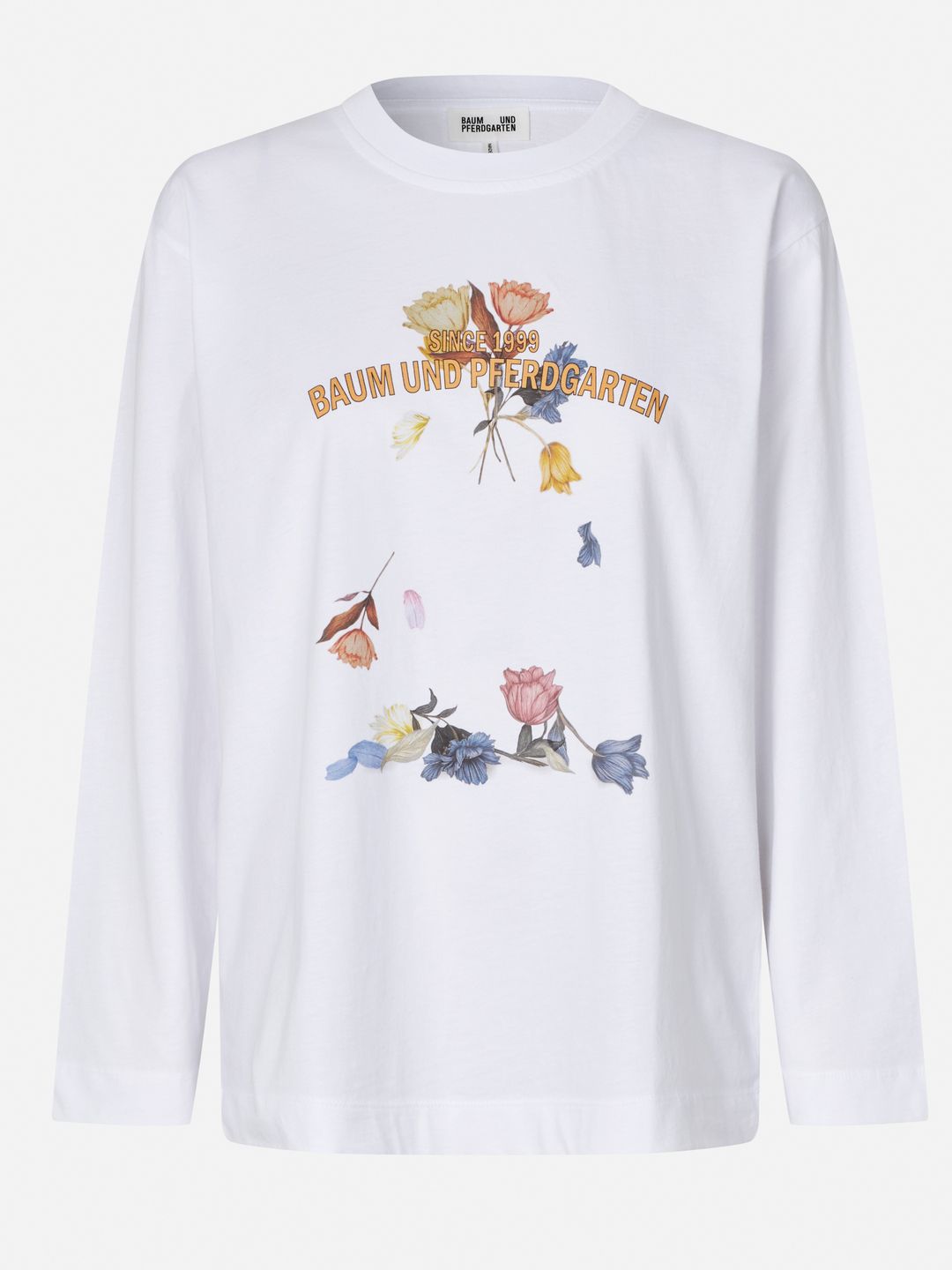 Baum und Pferdgarten Jeevona T-Shirt Baum Falling Flowers