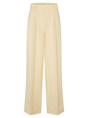 Second Female Lino Classic Trousers Alabaster Gleam