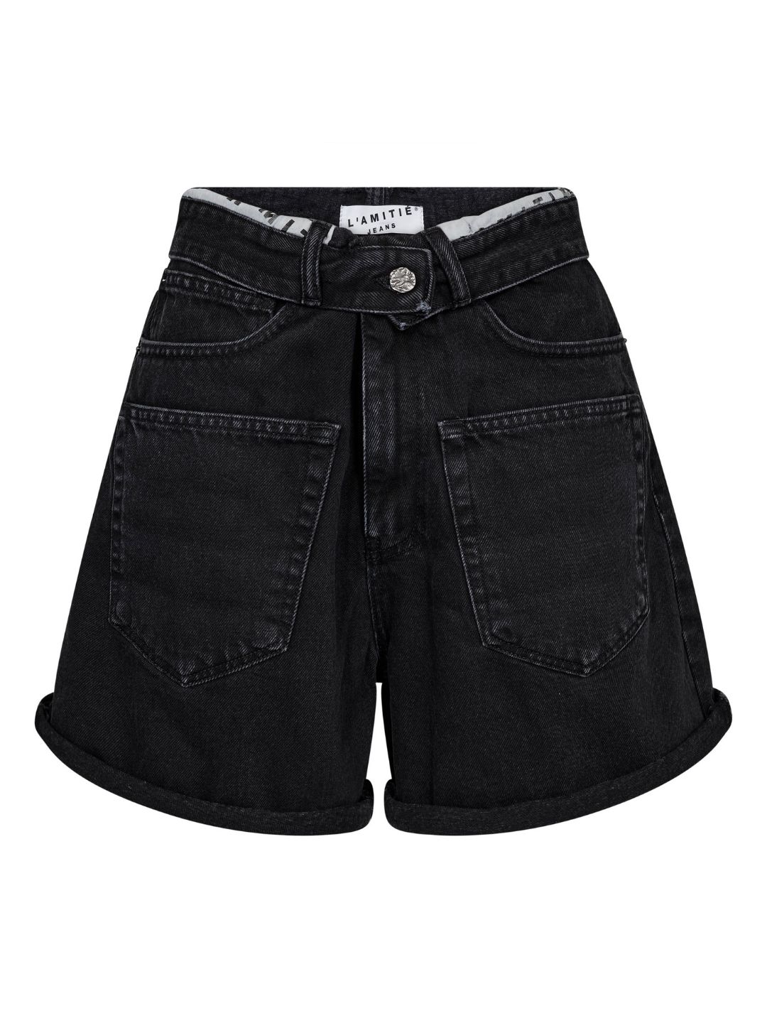 Haute L'Amitie Flip Waist Shorts Black