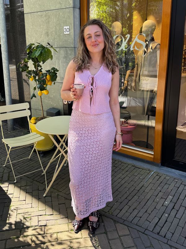 EDITED Xue Skirt Lilac Snow
