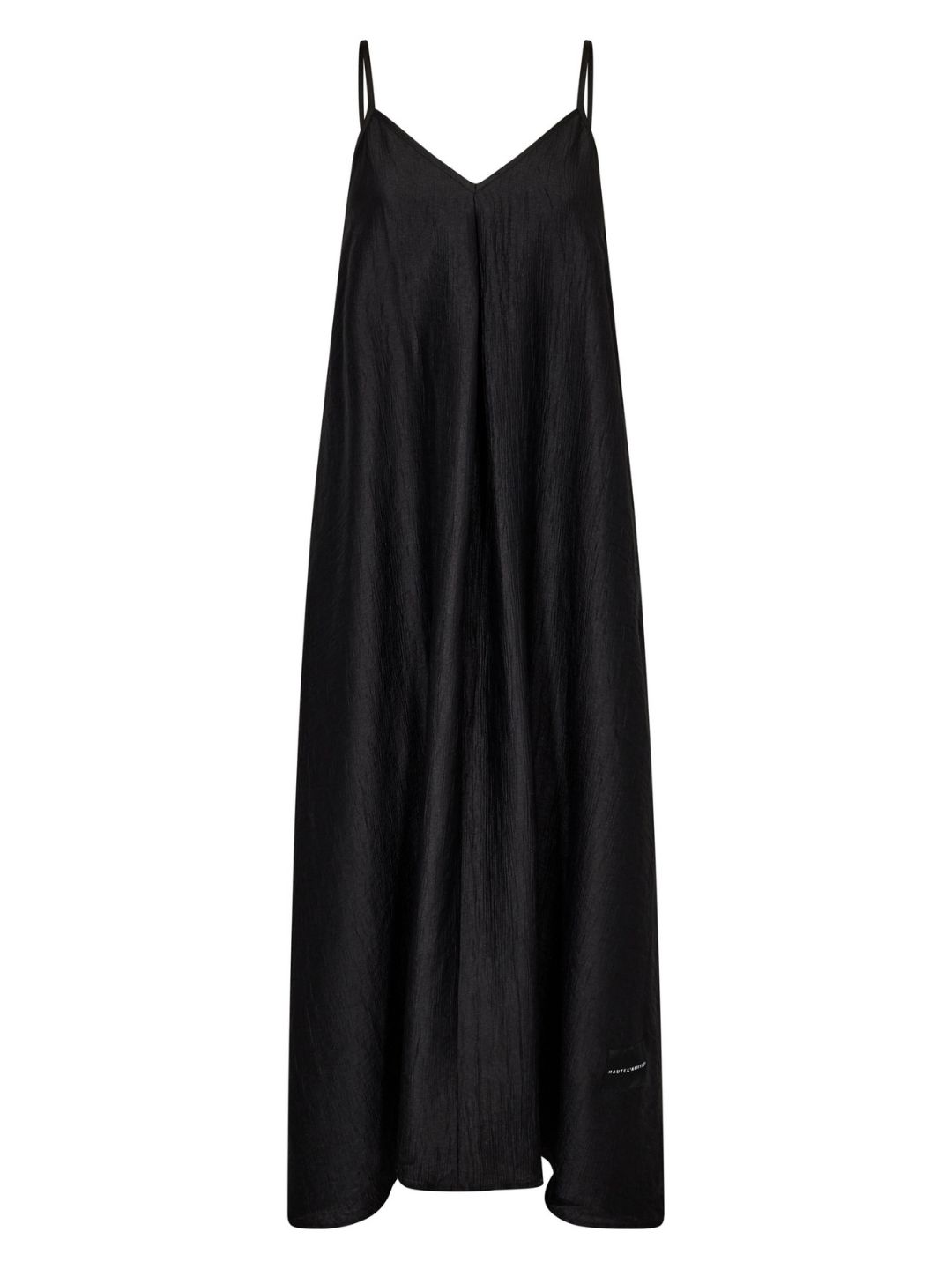 Haute L'Amitie Corsica Pleat Strap Dress Black