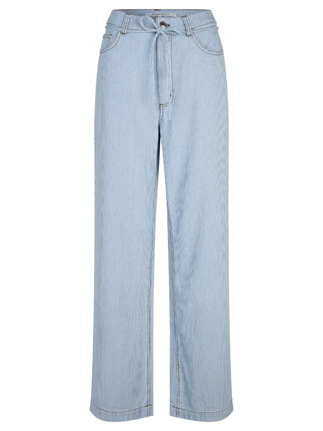 Second Female Marseilles Jeans Light Blue Stripe