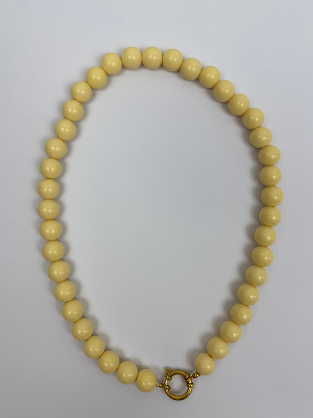 BY DOUS Ketting Bold Butter Yellow 12mm