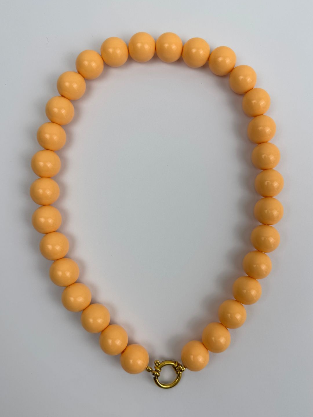 BY DOUS Ketting Chunky Pastel Orange 16mm