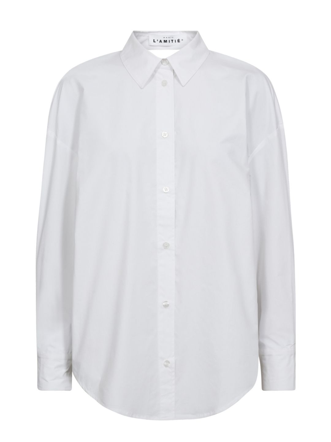 Haute L'Amitie Twist Bow Shirt White
