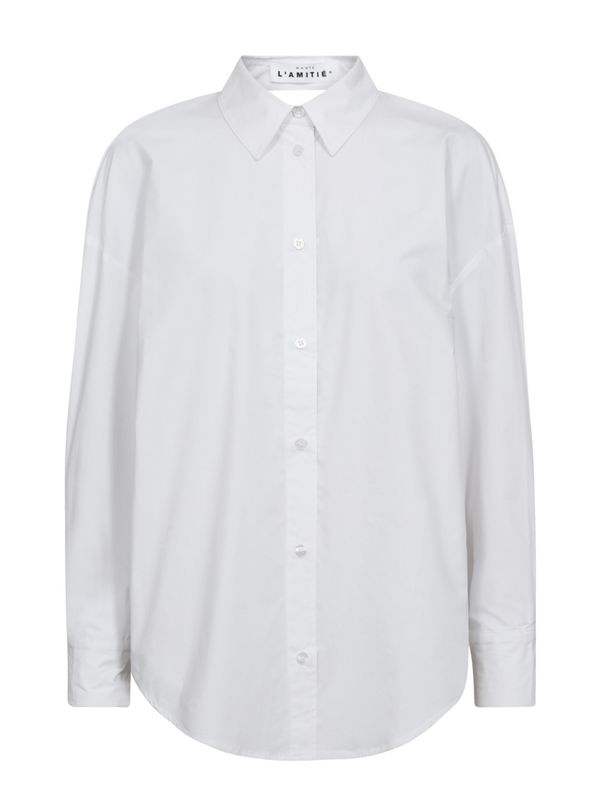Haute L'Amitie Twist Bow Shirt White