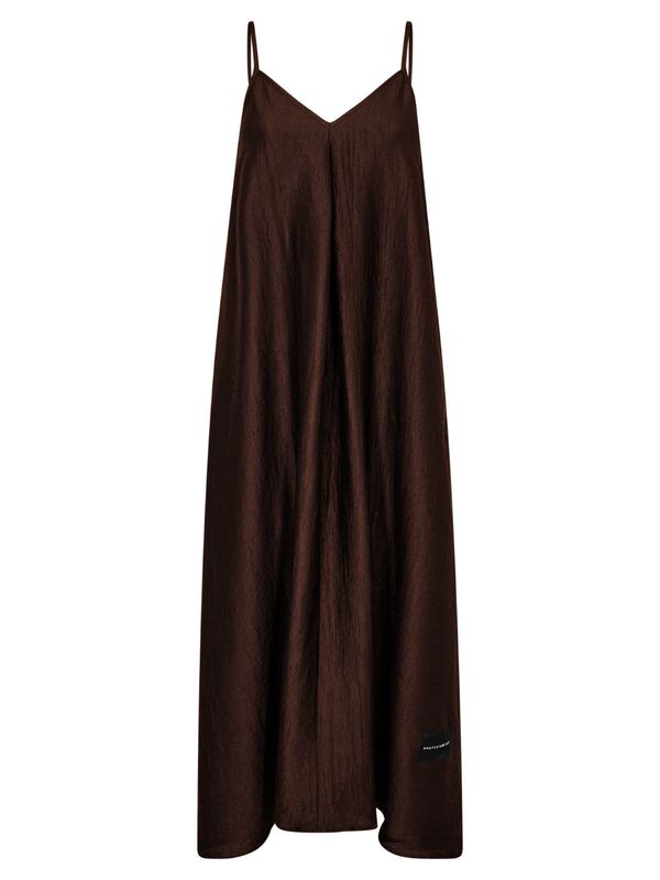 Haute L'Amitie Corsica Pleat Strap Dress Mocca