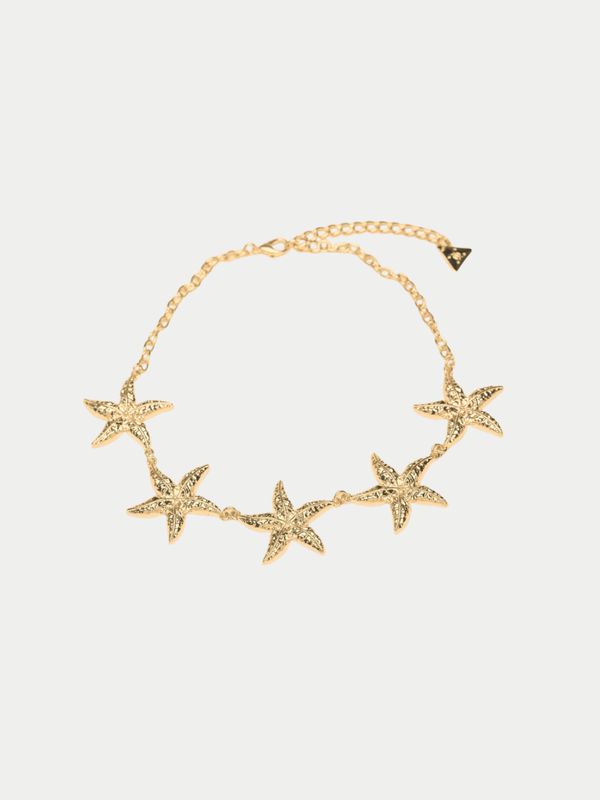 Bow19 Starfish Necklace Gold