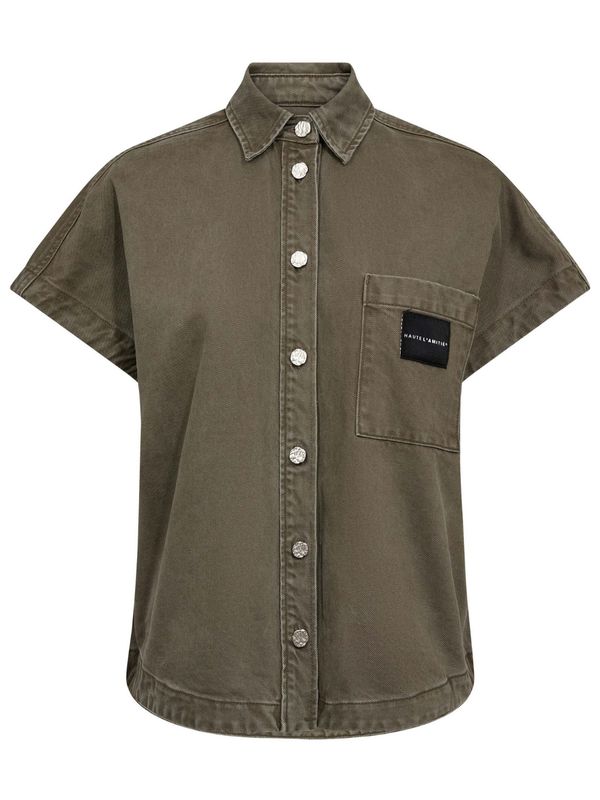 Haute L'Amitie Enigma NS Logo Shirt Mud