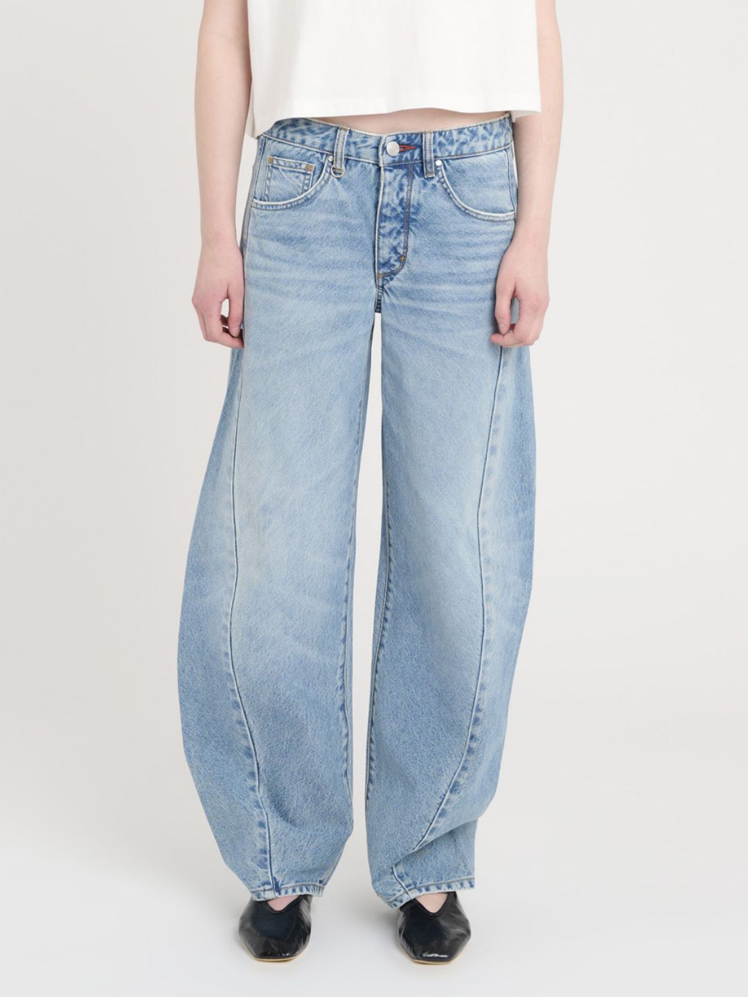 Neuw Denim Nancy Barrel Bias Light Vintage Indigo