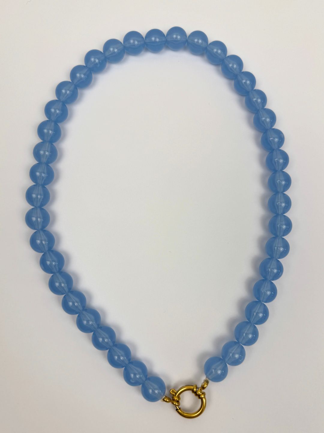 BY DOUS Ketting Bold Bubble Blue 12mm