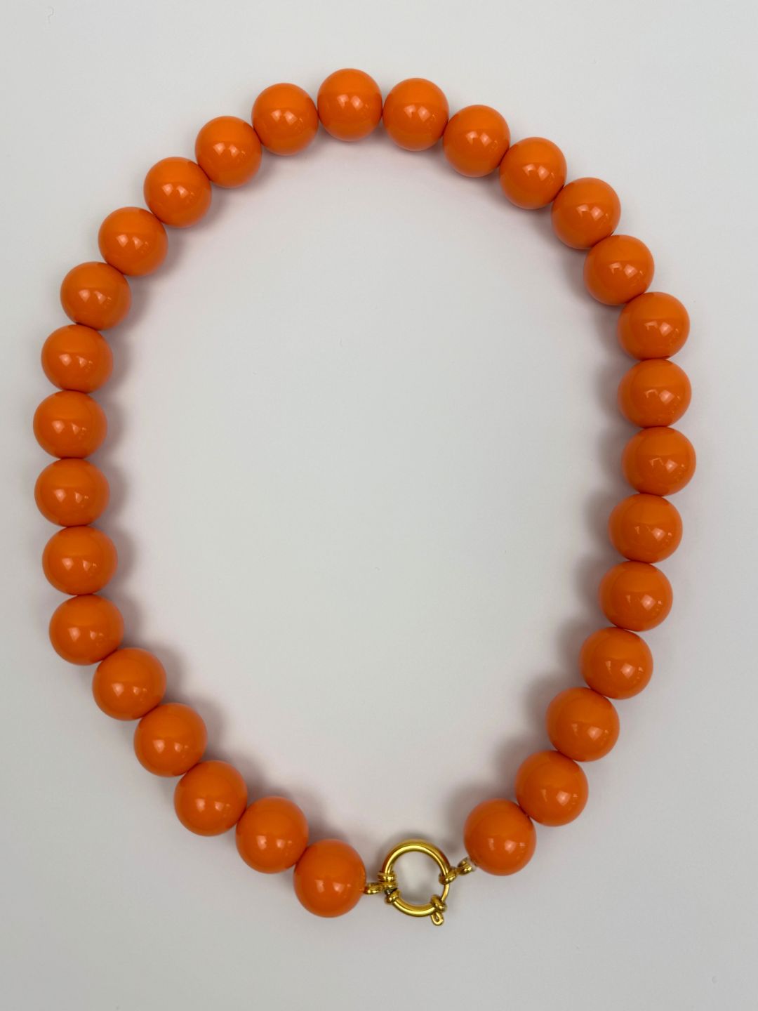 BY DOUS Ketting Chunky Bright Orange 16mm