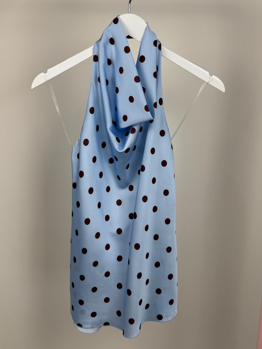 BY DOUS Stippen Top Blauw