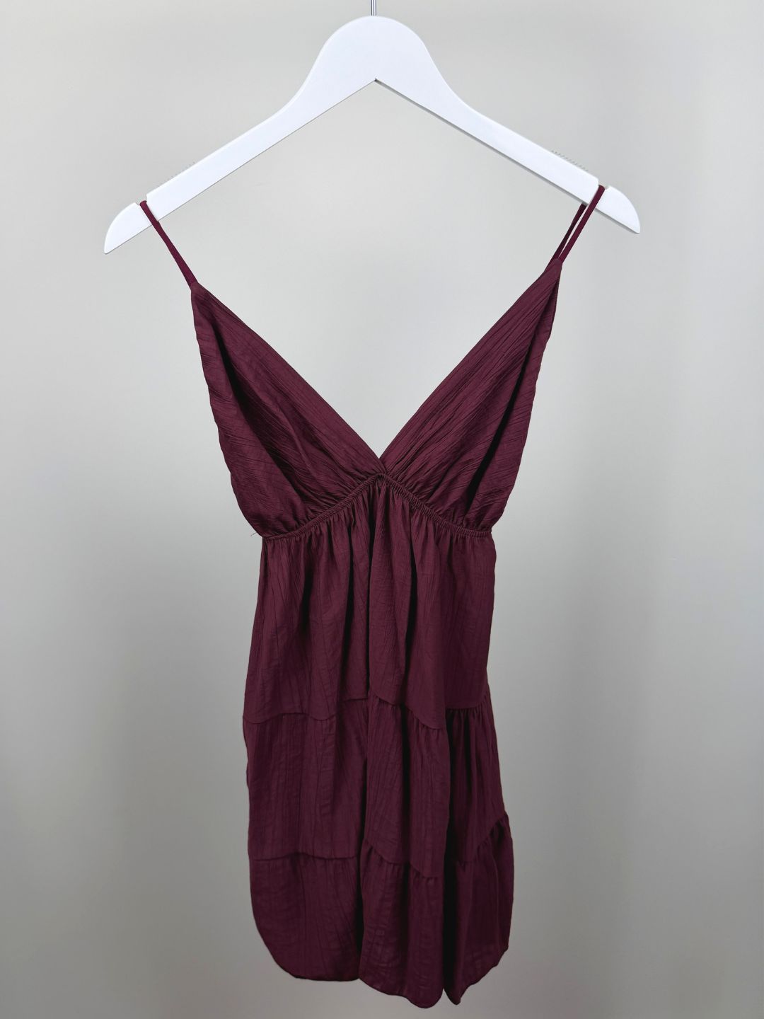 BY DOUS Jurk Kort Bordeaux