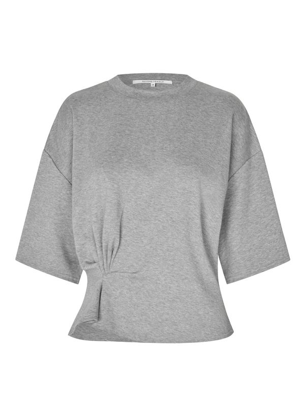 Second Female Missouri Tee Mid Grey Melange