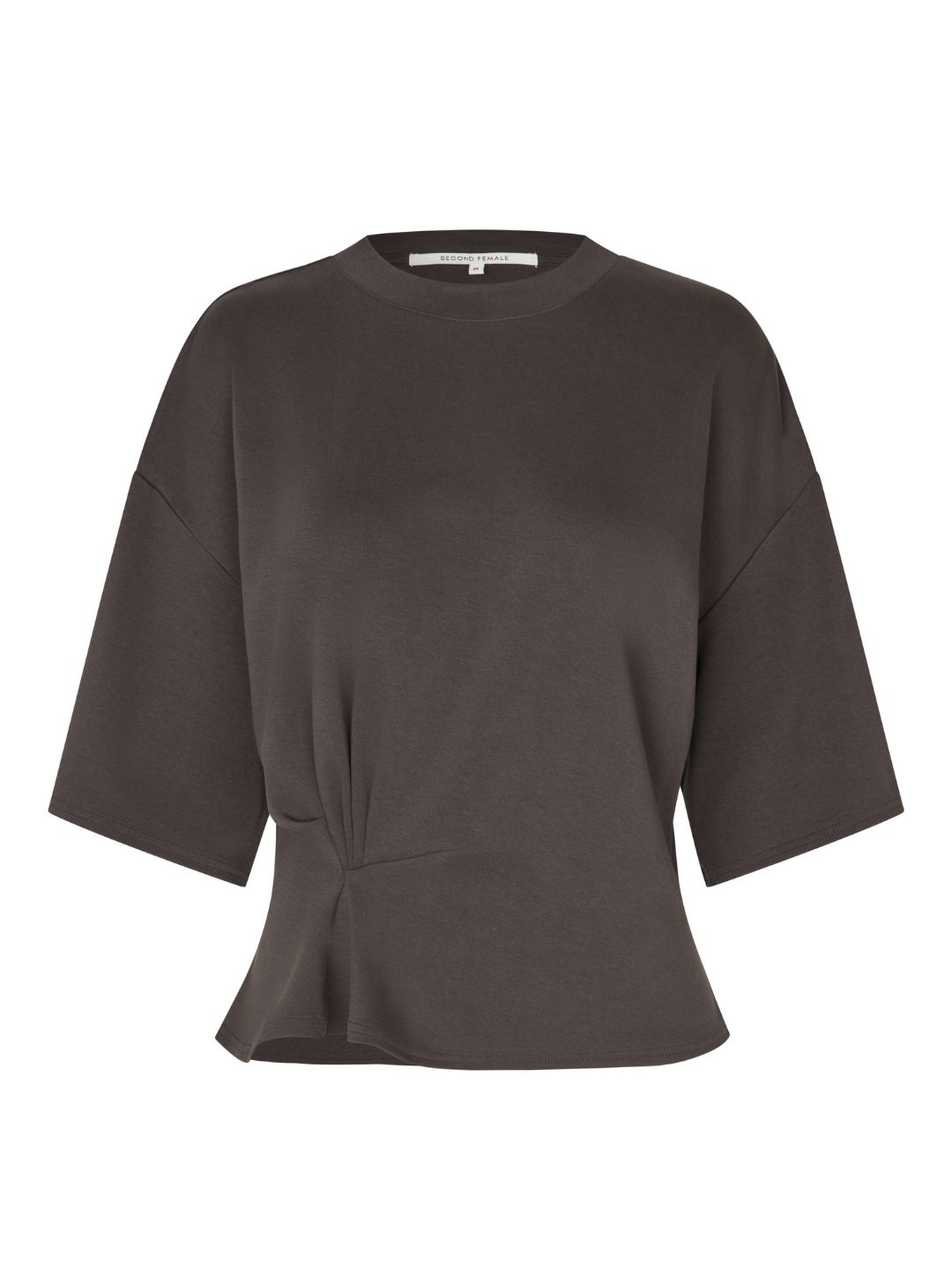 Second Female Missouri Tee Dark Brown Melange